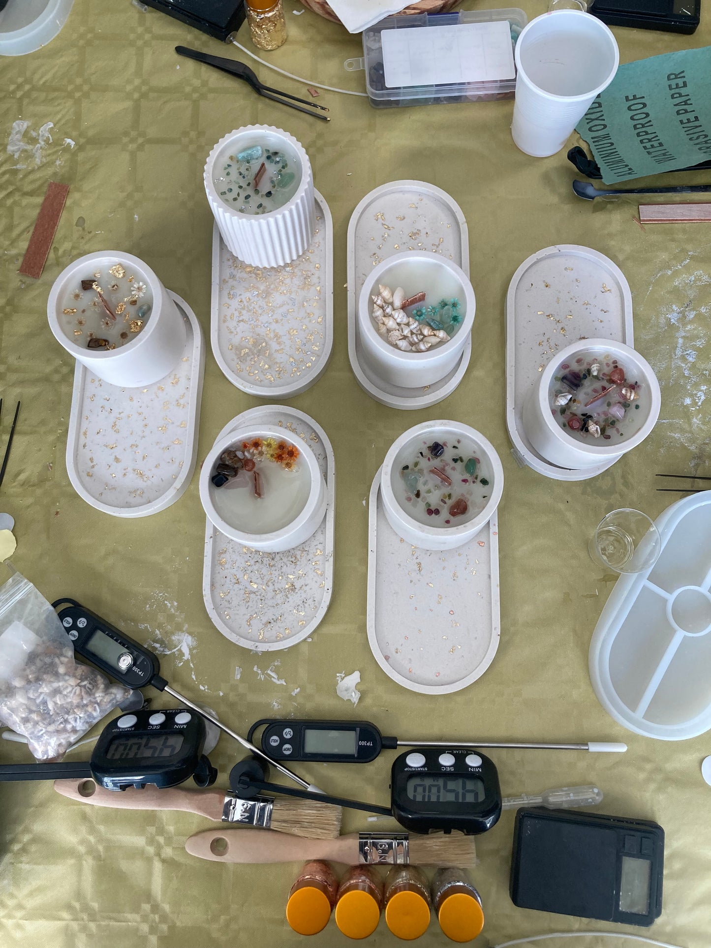 Taller de Vela + Bandeja de cerámica