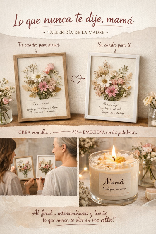 Lo que nunca te dije, mamá
Taller especial Día de la Madre